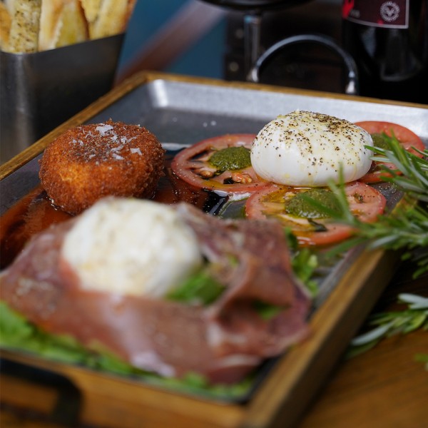 BURRATA SAMPLER (3X2OZ.EACH) - Kow Restaurant