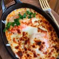 Crab Ravioli in Pink Sauce Au Gratin - Kow Restaurant